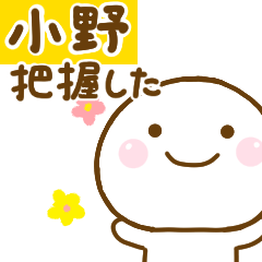 [LINEスタンプ] 小野が使う名前スタンプだよ